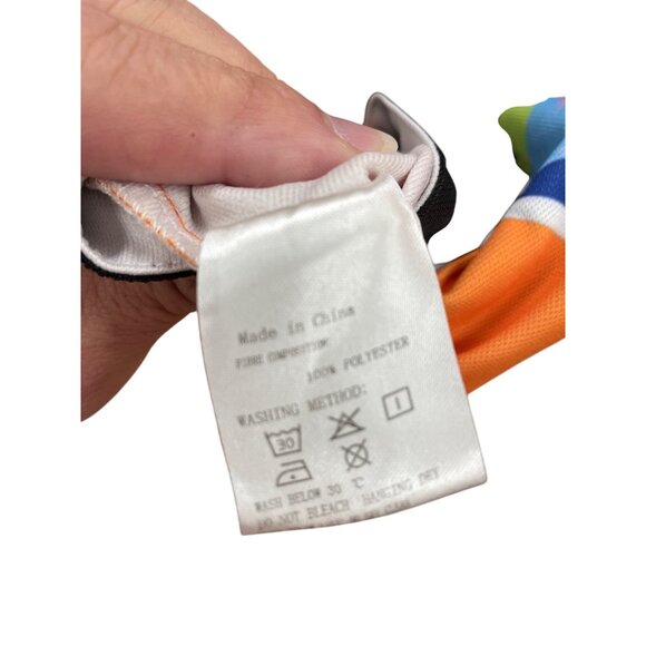 Hop Fashion Bel-Air 23 womans orange green Jersey Size M SKU 8420 - Picture 9 of 16